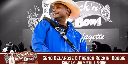 Geno Delafose & French Rockin' Boogie | Rock'n'Bowl\u00ae de Lafayette