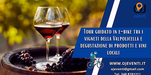 Tour guidato in e-bike tra i vigneti della Valpolicella e degustazione di vini locali - OJ Eventi