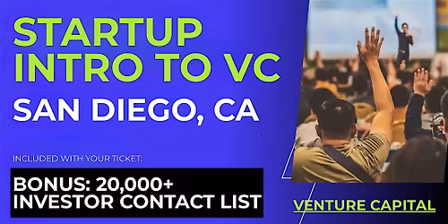 Startup Intro to VC: Connect with Investors in San Diego
