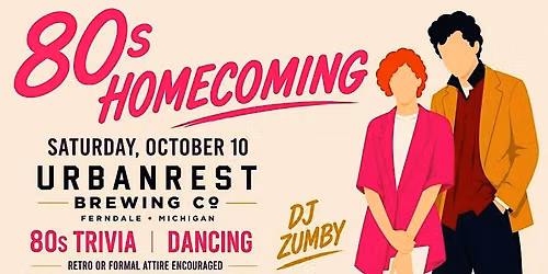 80s Homecoming  - Trivia + Dance party Fundraiser for Affirmations