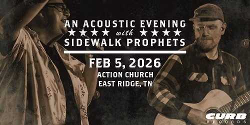 An Acoustic Evening With Sidewalk Prophets Spring 26
