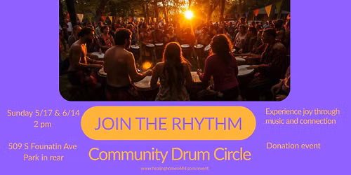 Join The Rhythm | Community Drum Circle in Springfield, Ohio 