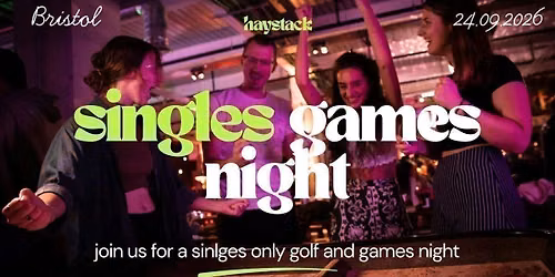 HAYSTACK DATING | LANE 7 BRISTOL | THURSDAY 24TH SEPTEMBER