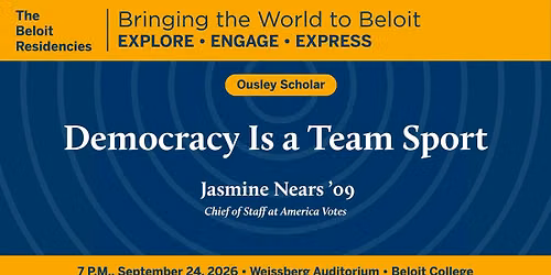 Democracy Is a Team Sport \u2013 Jasmine Nears \u201909