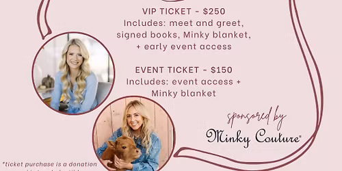 Join Us For An Evening with Elizabeth Smart and Lizi Heaps