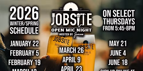 JOBSITE Open Mic Night!