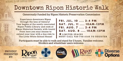 Downtown Ripon Historic Walk