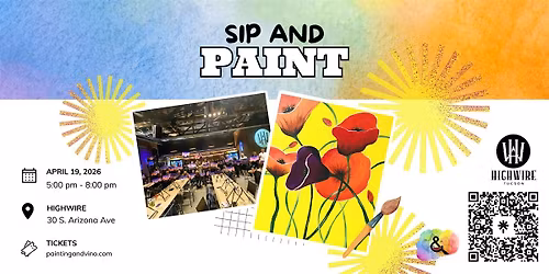 Poppy Love Paint and Sip at HighWire