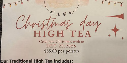 Christmas High Tea