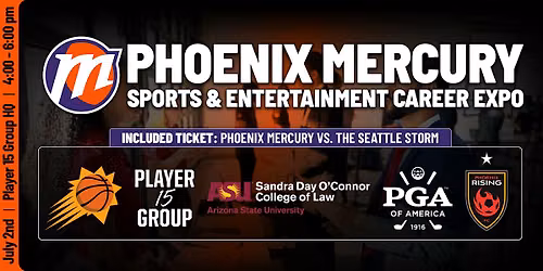 Phoenix Mercury Sports & Entertainment Career Expo