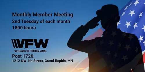 VFW 1720 Monthly Member Meeting