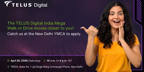 #TELUSIndiaHiring: Customer Service, Technical Support, & Sales Rep in YMCA