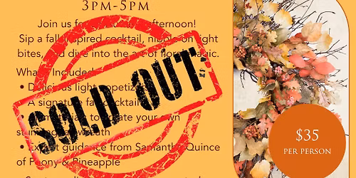 *SOLD OUT* Gather & Garland | Fall Wreath Making Workshop