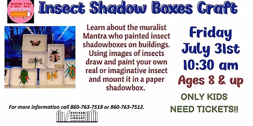 Insect Shadow Box Craft