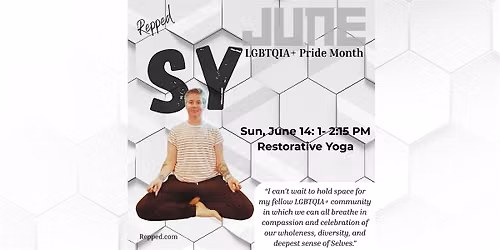 Repped: Celebrating Pride with Restorative Yoga