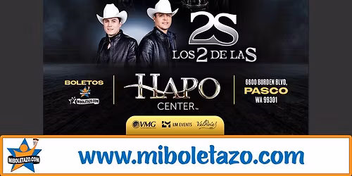 SOMOS MS TOUR 2026 BANDA MS Y LOS 2 DE LA S EN EL HAPO PASCO