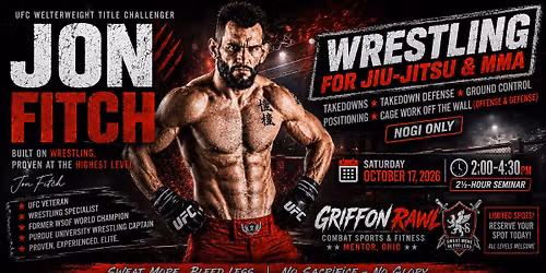 Jon Fitch Wrestling for BJJ & MMA Seminar! 