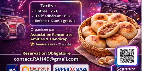 Soir\u00e9e Ann\u00e9es 80  : Magicien, Dj et Grande Tombola