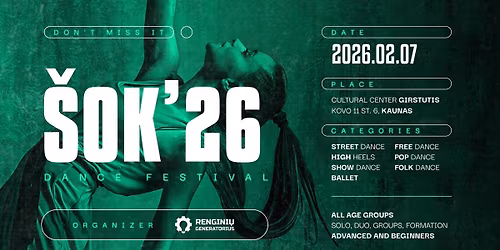 Festivalis "\u0160OK'26" 