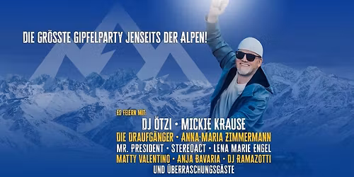 DJ \u00d6TZI PR\u00c4SENTIERT MOUNTAIN MANIA - TOUR 2026 | STUTTGART - NEUER TERMIN