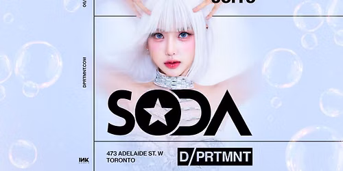 DJ Soda inside DPRTMNT