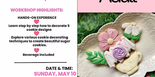 Mother's Day Cookie Decorating Workshop for Beginners