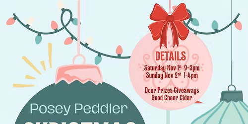 Posey Peddler Christmas Open House