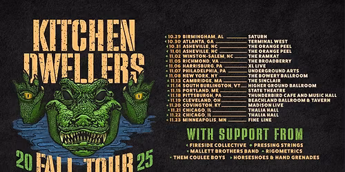 Kitchen Dwellers with The Mallett Brothers Band