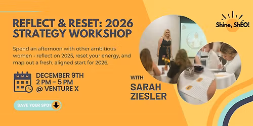 Reflect & Reset: 2026 Strategy Workshop
