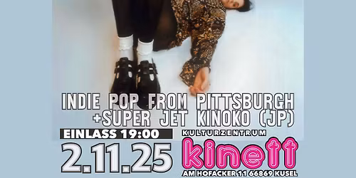 COLATURA - indie pop from Pittsburgh \/ International Kinett Card Day \/ + SUPER JET KINOKO (JP)