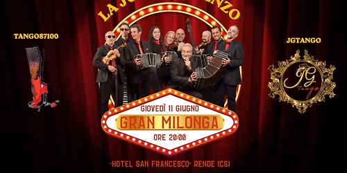 LA JUAN D'ARIENZO ORQUESTA A COSENZA! - GIOVEDI' 11 GIUGNO
