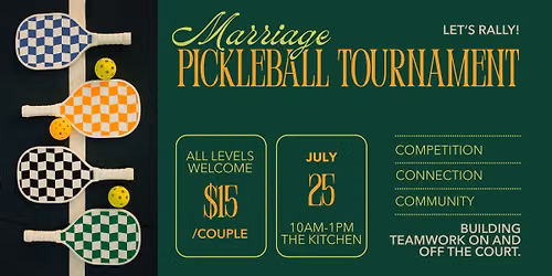 Marriage Pickleball Tournament