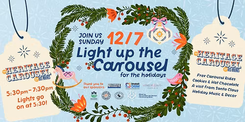 Light Up the Carousel for the Holidays, 2025