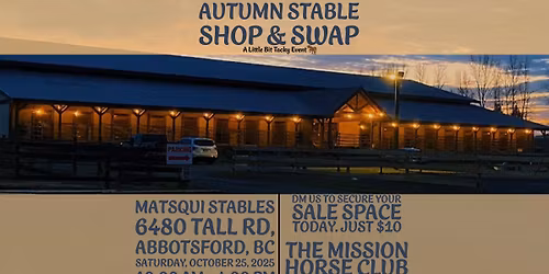 Autumn Stable Shop & Swap