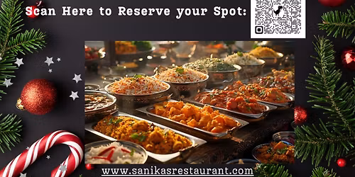 \ud83c\udf84\u2728 Celebrate Christmas With Us at Sanika's Indian Cuisine ! \u2728\ud83c\udf84
