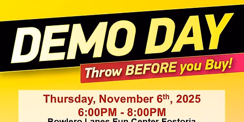 Demo Event: Bowlero Lanes Fun Center Fostoria