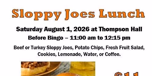 Sloppy Joes Lunch