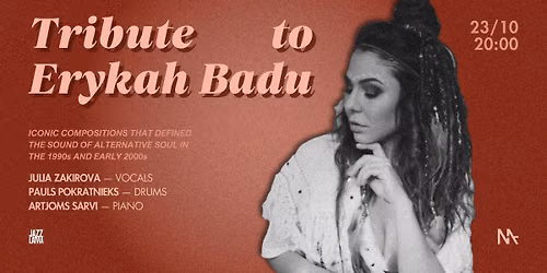 Tribute to Erikah Badu | Julia Zakirova Trio