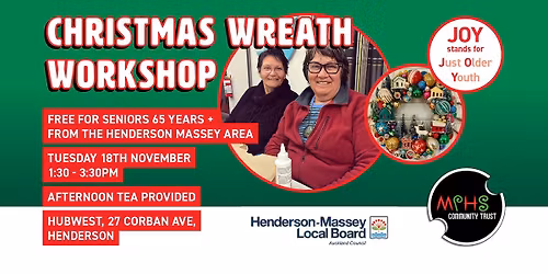 **Fully Booked** Christmas Wreath workshop