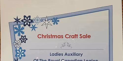 Ladies Auxiliary Craft Sale