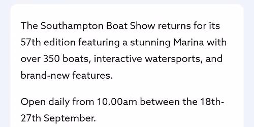 Petrolheads At The Boat Show 2026