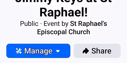 Jimmy Keys at St Raphael! 