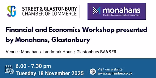 Financial & Economics Workshop presented by Monahans, Glastonbury