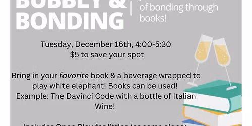 December book club: Holiday party!