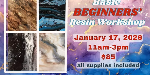 Basic BEGINNERS' Resin Workshop