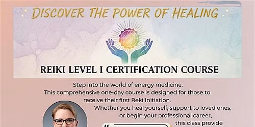 Reiki Level I Certification Course