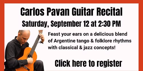 Carlos Pavan Guitar Recital
