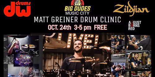 MATT GREINER Drum Clinic with DW & Zildjian