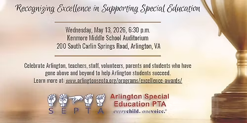 Arlington SEPTA Annual Award Ceremony