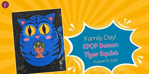 Family Day | All Ages Paint Party! | KPOP Demon Tiger Squish